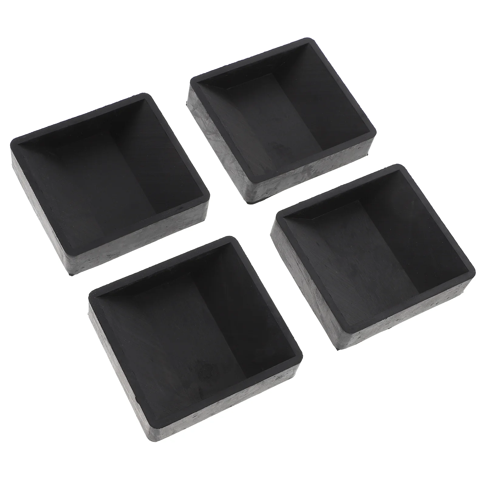 

4 Pcs Furniture Caster Cup Floor Protectors Chair Stopper Castor Wheels Casters Cups Bed Hardwood Rubber