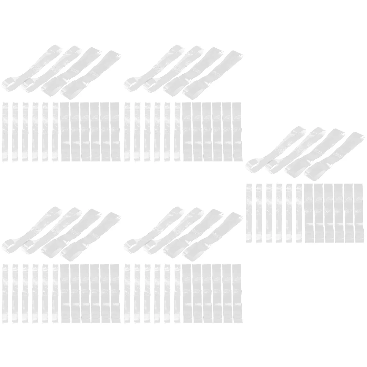 

40 Pairs Ladies Heels Invisible Transparent Shoelaces Female Band High 11X1.8CM Fixing Strap Tpu Convenient Ankle Straps Miss