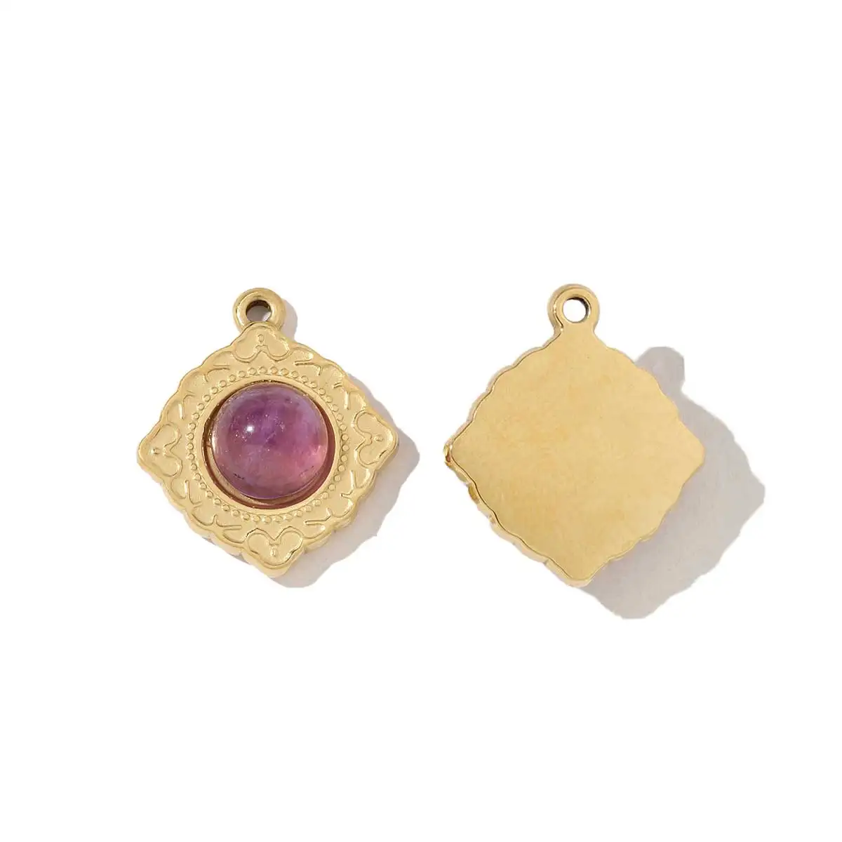 3 шт./лот французский стиль нержавеющая сталь 18-каратное золото цвет натурального