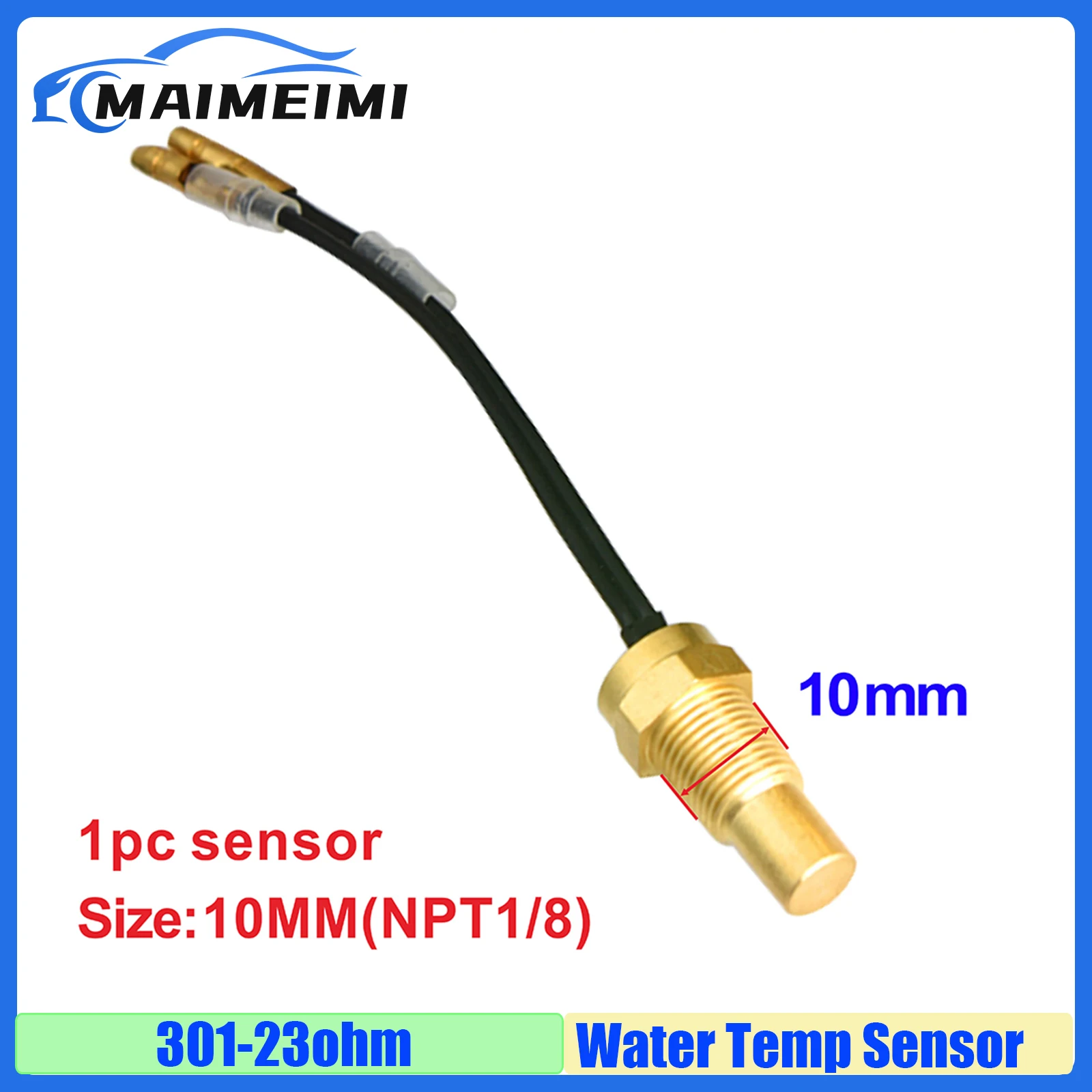 

Датчик температуры воды, 1 шт., 301-23 Ом, датчик температуры воды, датчик температуры 1/8NPT