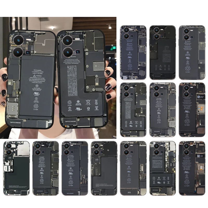 

Battery Circuit Phone Case for VIVO Y53S Y33S Y22S Y11S Y31 Y21 Y70 Y20 Y21S Y72 Y35 Y51 Y01 V23E V21 V23 V21E Motherboard