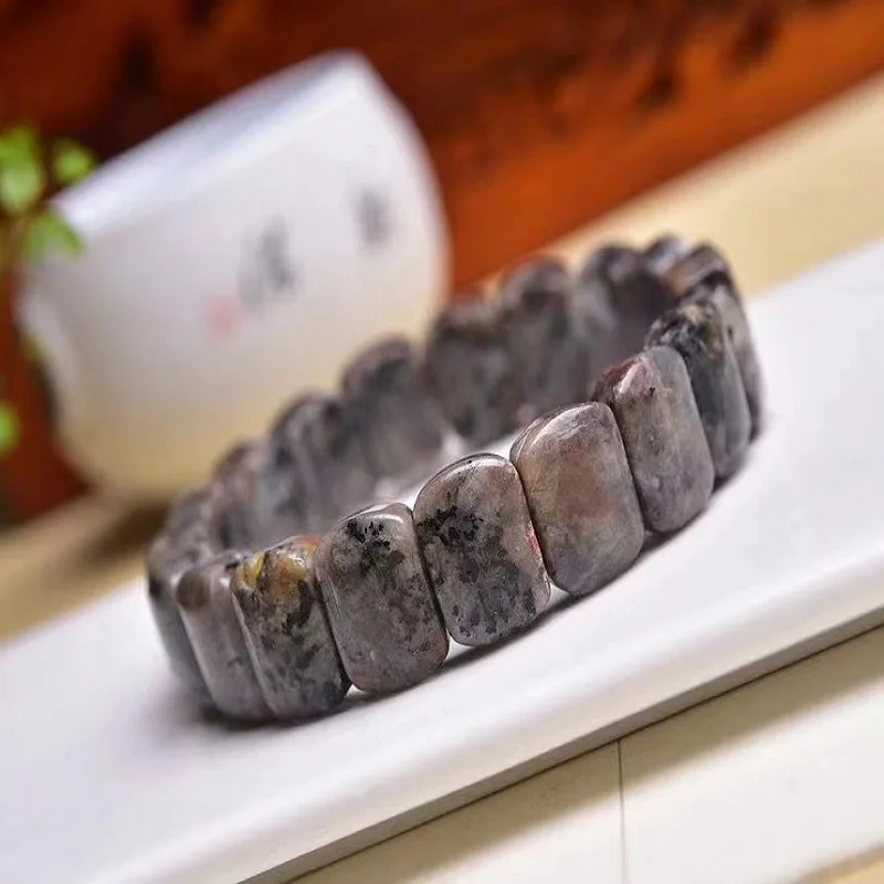 

14*10 мм Yooperlite ручной ряд Круглый бисер Рейки Исцеление фэн-шуй кристаллы домашное украшение ручной работы каменные браслеты