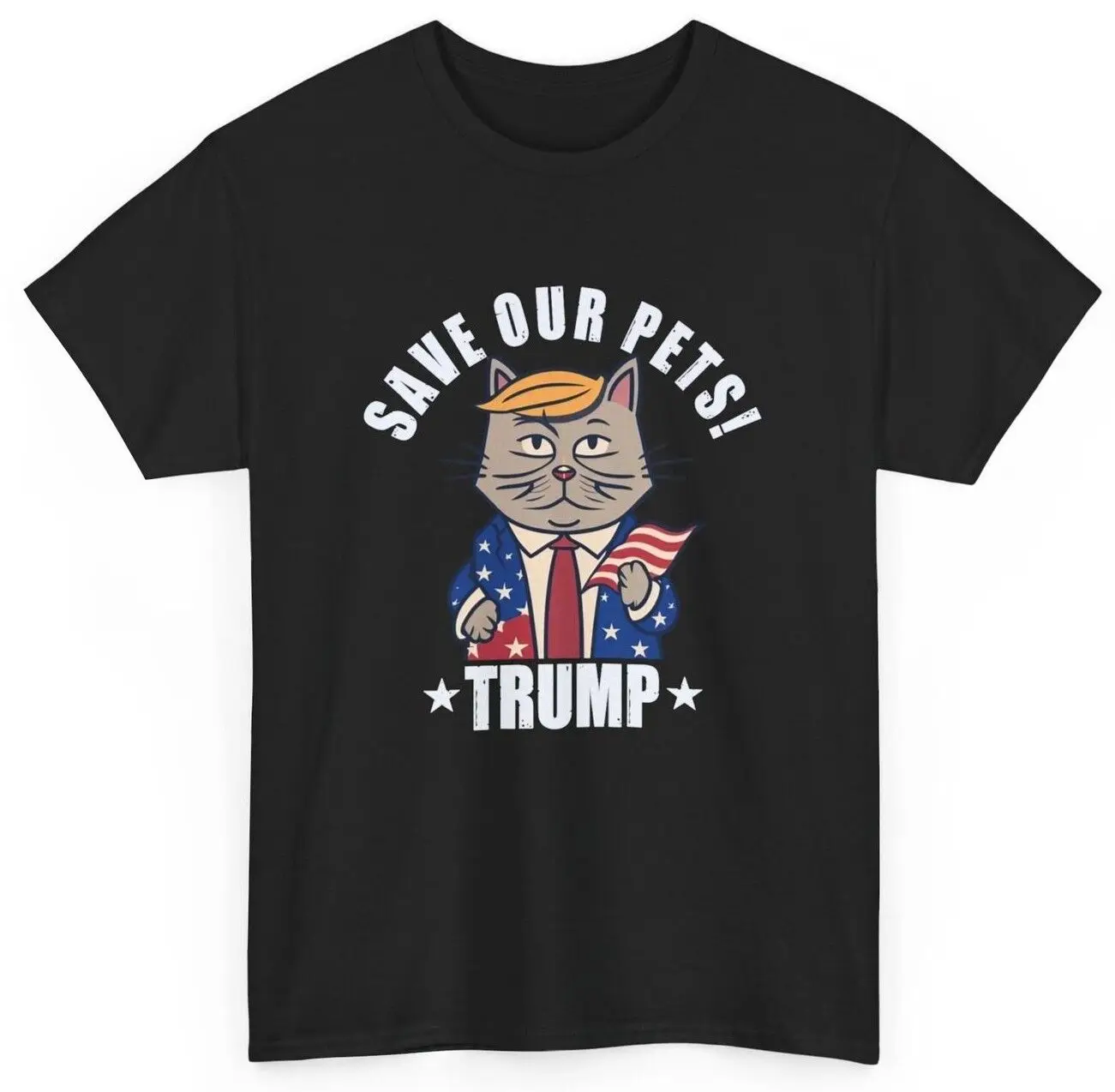 Забавная футболка Трампа с надписью Make Pets Safe