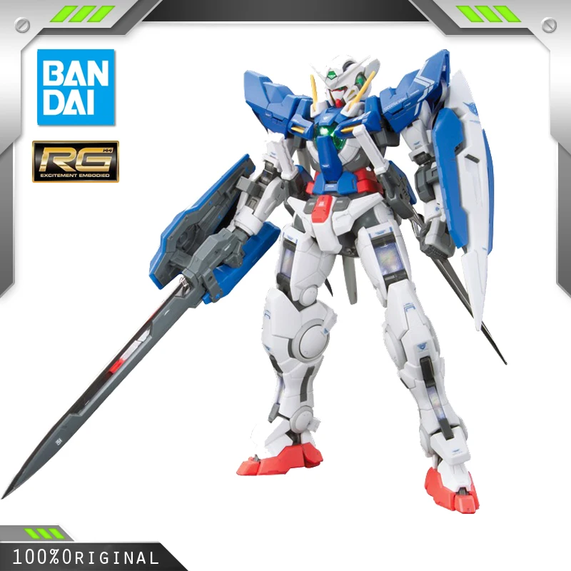 BANDAI Аниме RG 1/144 GUNDAM EXIA GN-001 новый мобильный отчет Gundam сборка пластиковая модель комплект экшн-игрушки Фигурки подарок