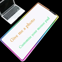 Mairuige DIY RGB Computer Gaming Mouse Pad Custom Personalized LED Illuminated Keyboard Mat XXL