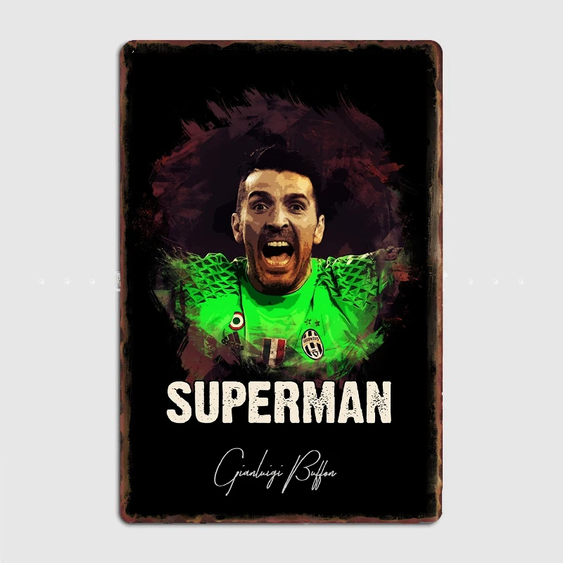 

Gigi Buffon - The LEGEND Metal Print Mural Garage Decoration Club Party Vintage Tin Sign Poster Coffee Bar decoration