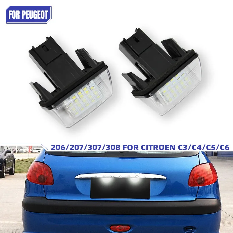 Внешний номерной знак для Citroen C3 C4 C5 Berlingo Saxo Xsara Picasso Peugeot 206 207 306 307 308 5008 2 шт.