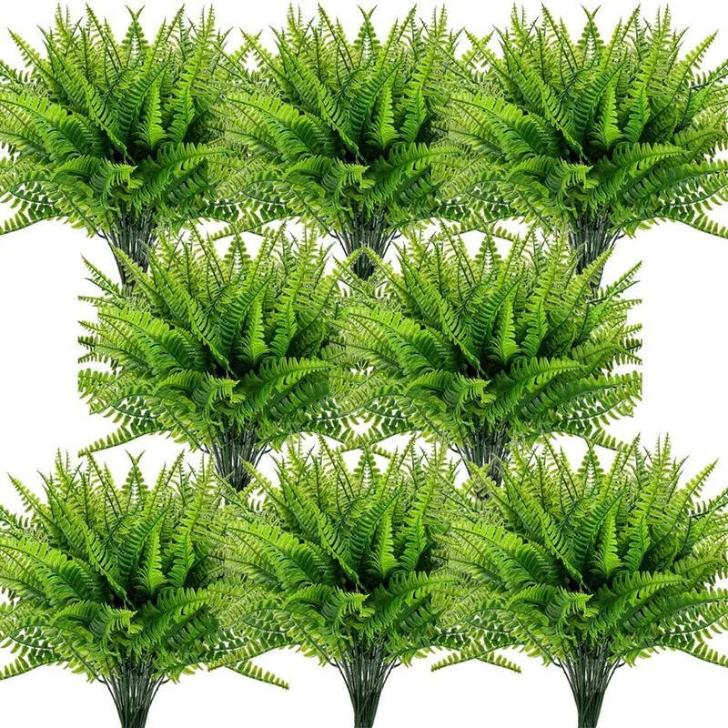 

Искусственные папоротники для улицы, искусственный папоротник, искусственный Бостонский папоротник для внутреннего дворика, крыльца, внеш...