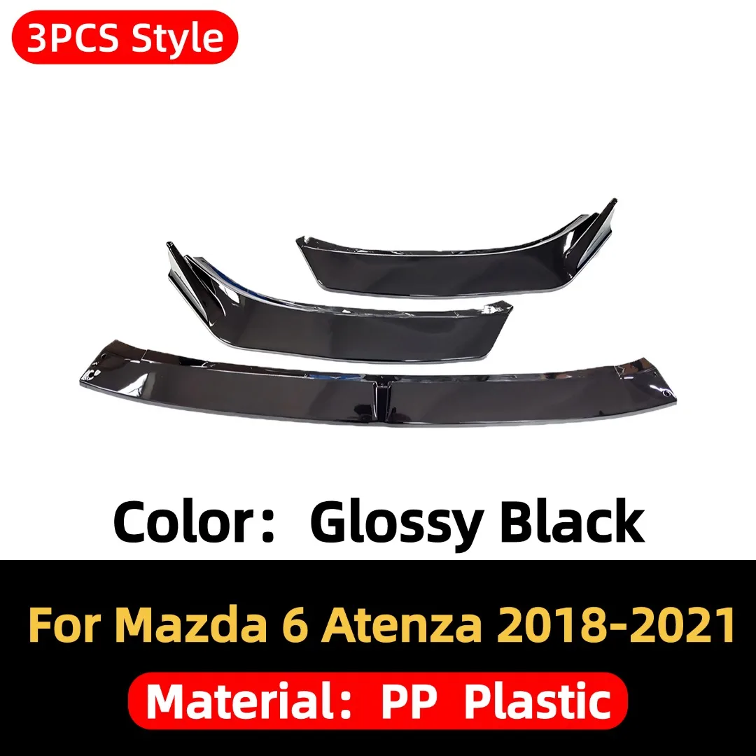 

Для Mazda 6 Atenza 2018-2021 передний бампер, спойлер для губ, разделитель подбородка, диффузор, защита от воздушной плотины, накладка, комплект кузова, аксессуары для тюнинга