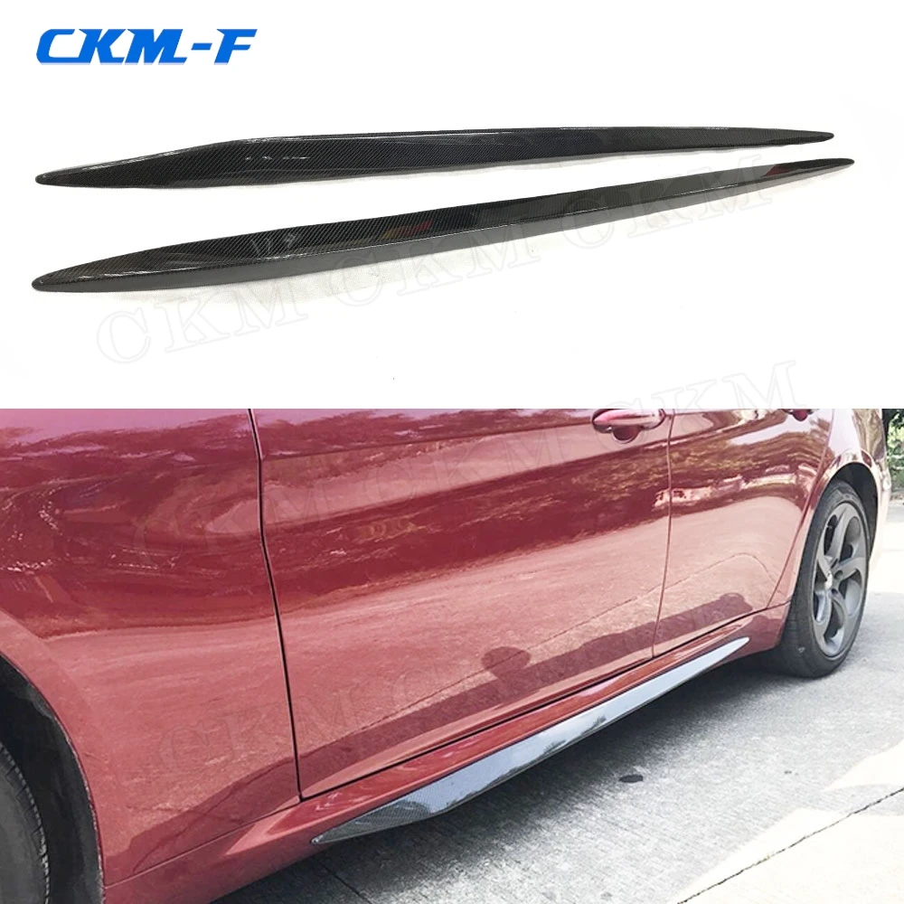 Боковые бамперы из углеродного волокна передние для Alfa Romeo Giulia Sedan 4 Door 2015 2016 2017