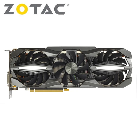 Игровая видеокарта ZOTAC GTX 1070 Ti 1070Ti 8 Гб GPU NVIDIA GeForce GTX1070 GTX1070Ti, графическая карта для настольного ПК, компьютерных игр, б/у