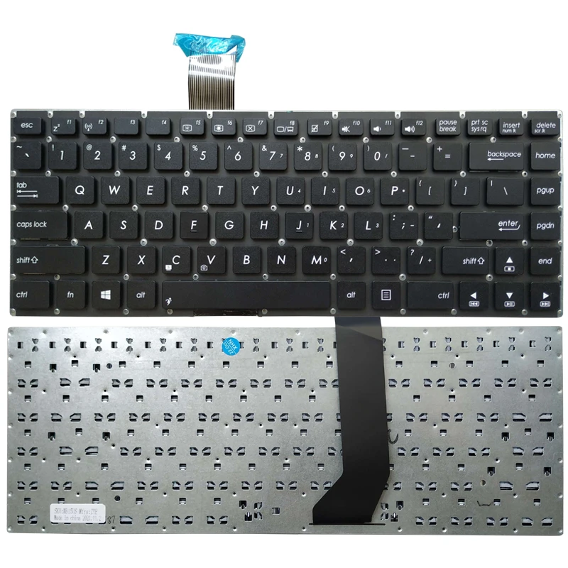 

US Laptop Keyboard For ASUS S46 S46CM S46CA S46CB S46C K46 K46CA K46CB K46CM S405C AK46 A46C A46CB A46CM R405C E46C No frame