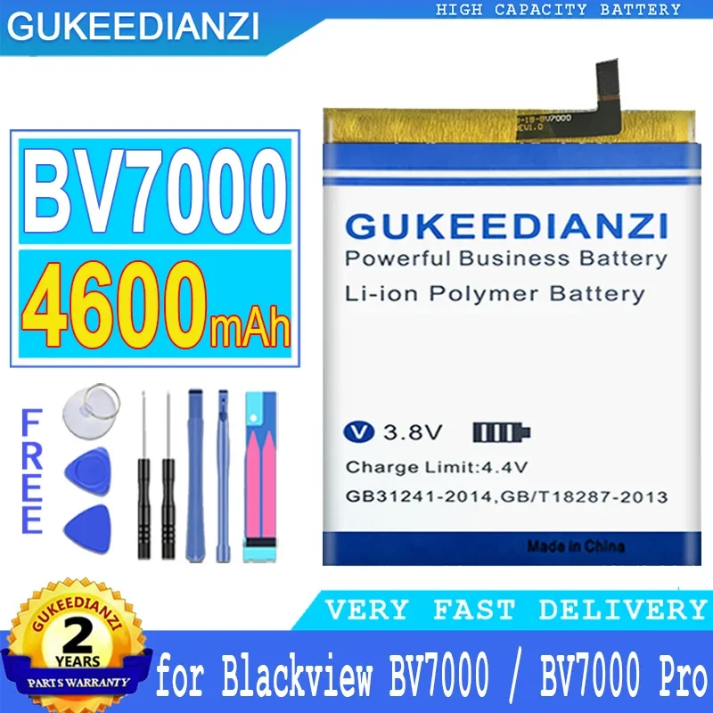 Аккумулятор GUKEEDIANZI 4600 мАч высокое качество C11P1901 телефон для Blackview BV7000 Pro BV7000Pro
