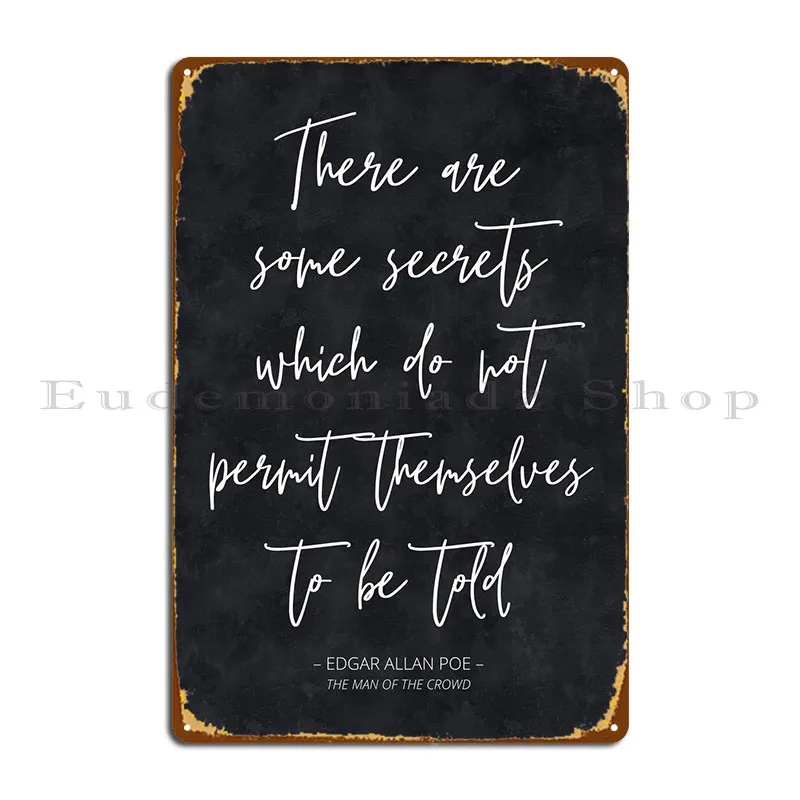 

Эдгар Аллан Poe, цитата, металлическая табличка, Настенный декор для кинотеатра, создание клуба, жестяной знак, плакат