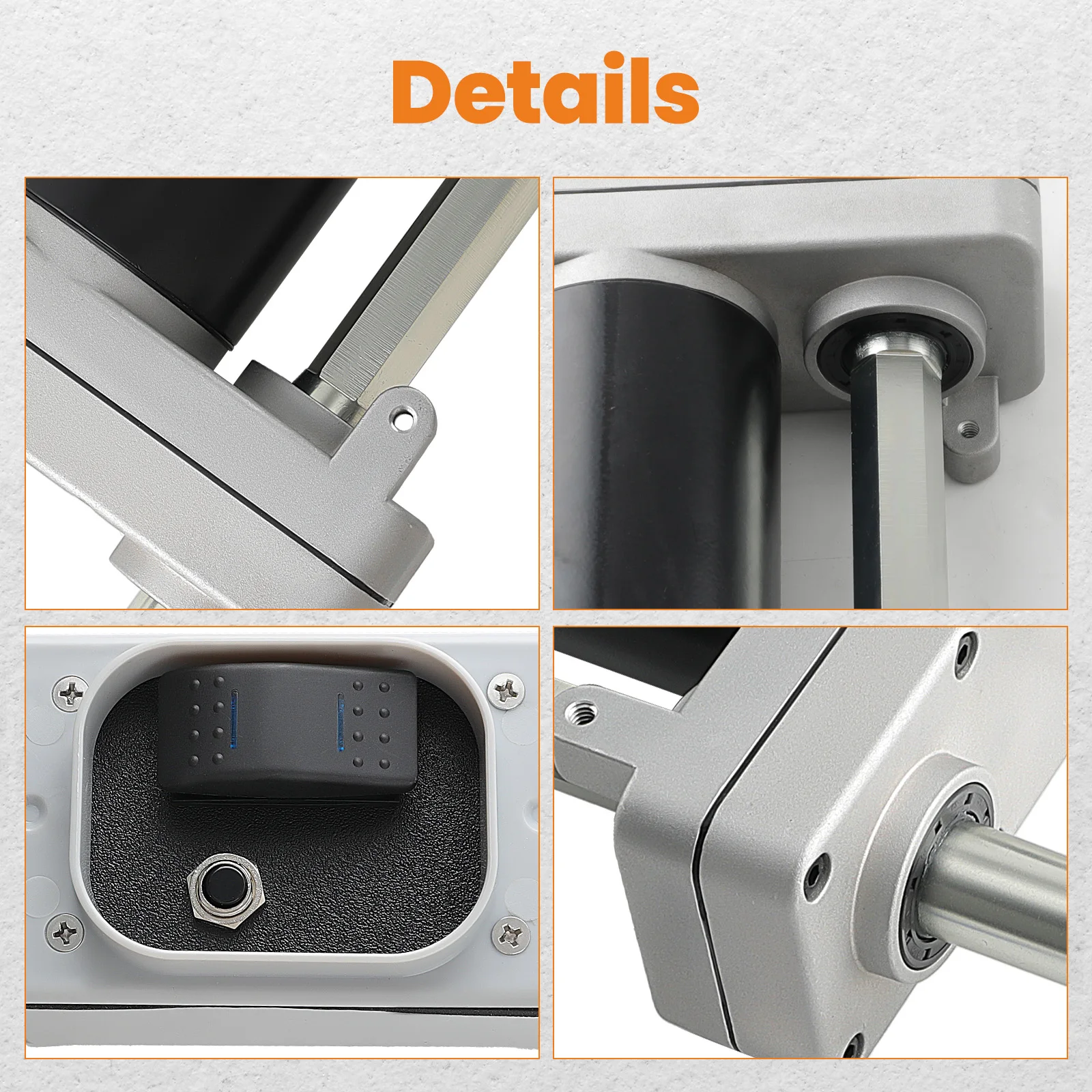 Комплект домкрата для прицепа с электроприводом туристического автомобиля