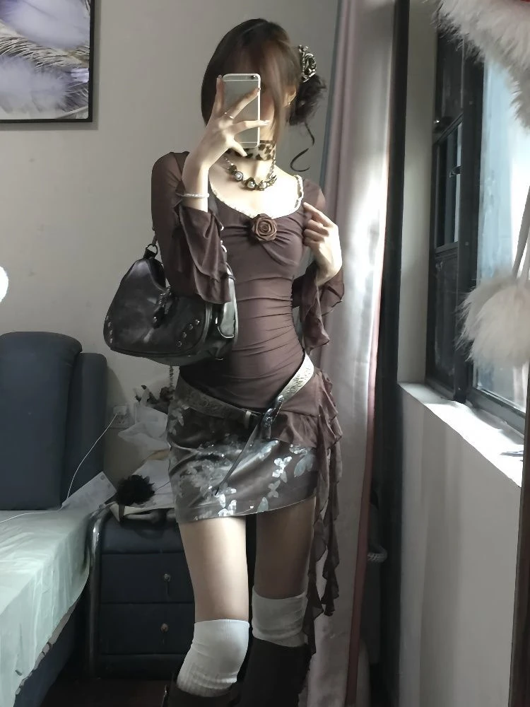 Женский комплект ZHUOLIN 2 предмета акрил полиэстер