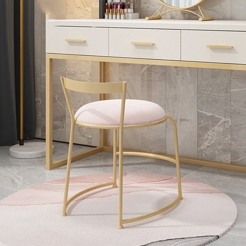 Скандинавский стул Для макияжа, настольный компьютерный стул, роскошный стул Для макияжа, мебель Для спальни, Стулья