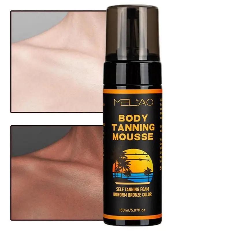 

Self Tanner Mousse Long Lasting Self Tanning Foam Natural Looking Self Tan Dark Fake Tan Sunless Tanner Bronzing Skincare