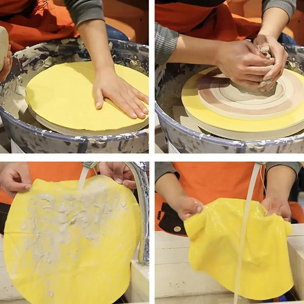 

Absorbent Towel Practical Tear Resistant Soft Anti-slip Pad Clay Sculpture Modeling Tool Household Supplies