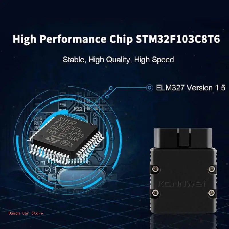 OBD2 Автомобильный Bluetooth-совместимый сканер считыватель кодов OBDII инструмент для
