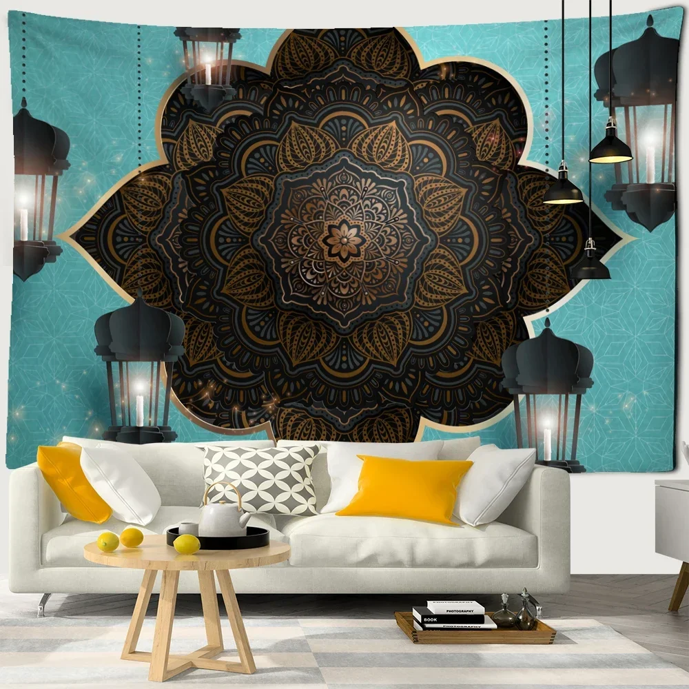 2020 горячий фон тканевый настенный мусульманский гобелен для Рамадана подвесной