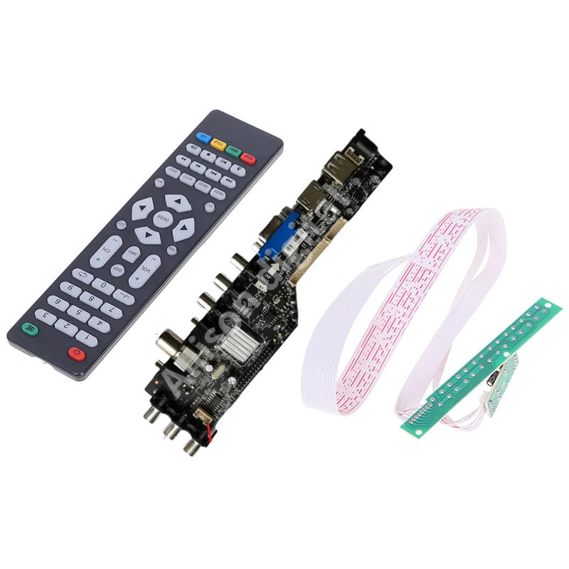 DVB-T2/T DVB-C 3663 комплект ТВ монитора для M215HW03 V.1 V.2 ЖК-экран HDMI + VGA USB Драйвер платы
