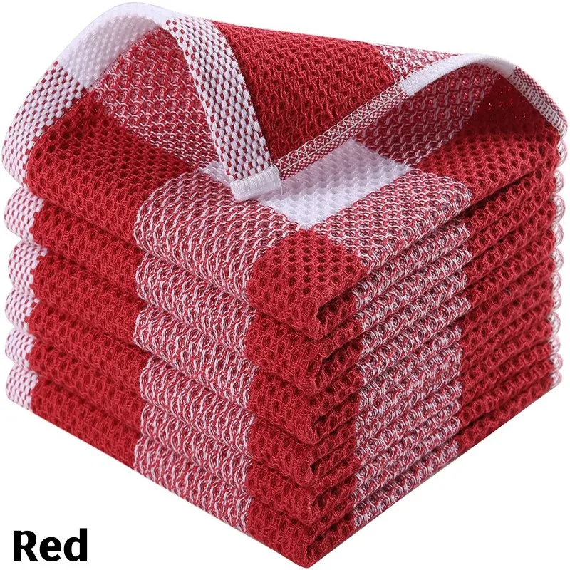 

Хлопковые вафельные тряпки для посуды