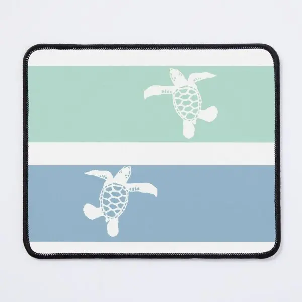 Green Sea Turtles Run In Pastel  Mouse Pad Computer Mens Mat Printing Anime Gamer Play Keyboard Mousepad PC Table Carpet Desk
