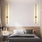 Современный минималистичный длинный настенный светильник для гостиной, светодиодный настенный светильник для спальни, дивана, настенный светильник, прикроватные лампы, домашний декор