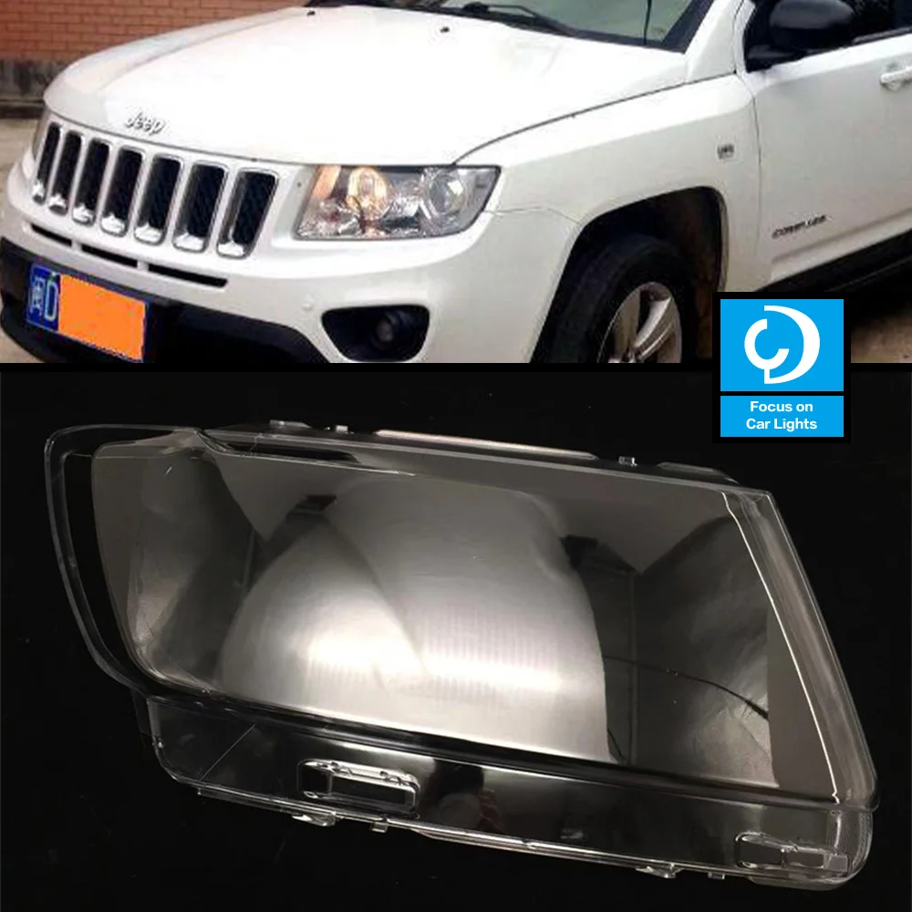 

Car Front Headlight Lens Light Cover Glass Transparent For Volkswagen VW Jetta 2010-2012 Auto Head Lamp Shade Shell