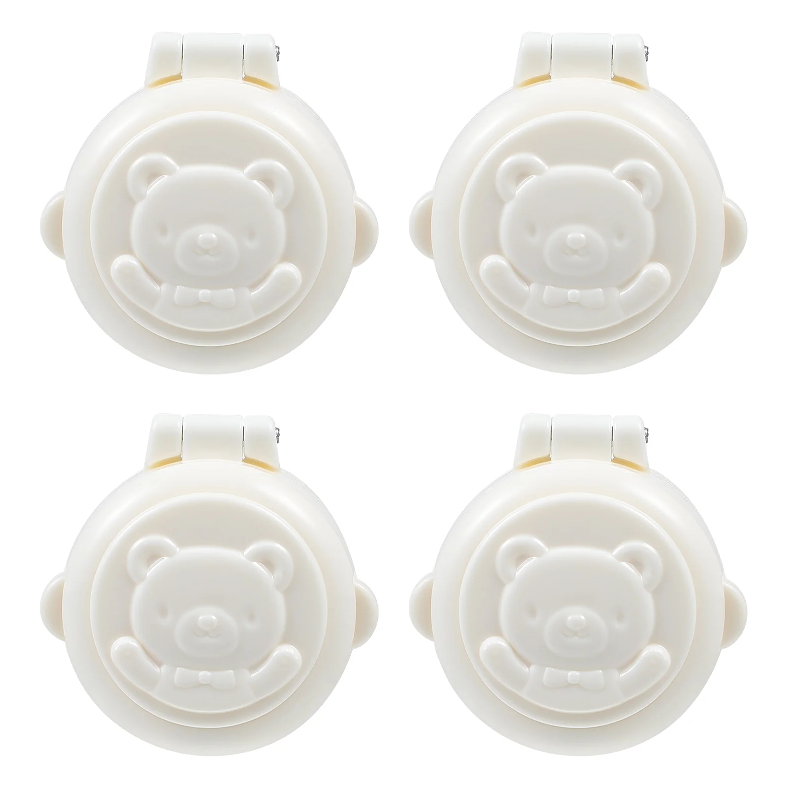 

4 Pcs Car Switch Protection Cap Prevent Pressing Devices Button Start Protective Cover Baby Safety White Abs Child Security