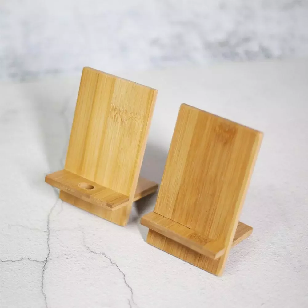 

Wooden Phone Holder Stand Mobile Smartphone Support Tablet Stand For IPhone Desk Cell Phone Holder Stand Portable Mobile Ho E3V0
