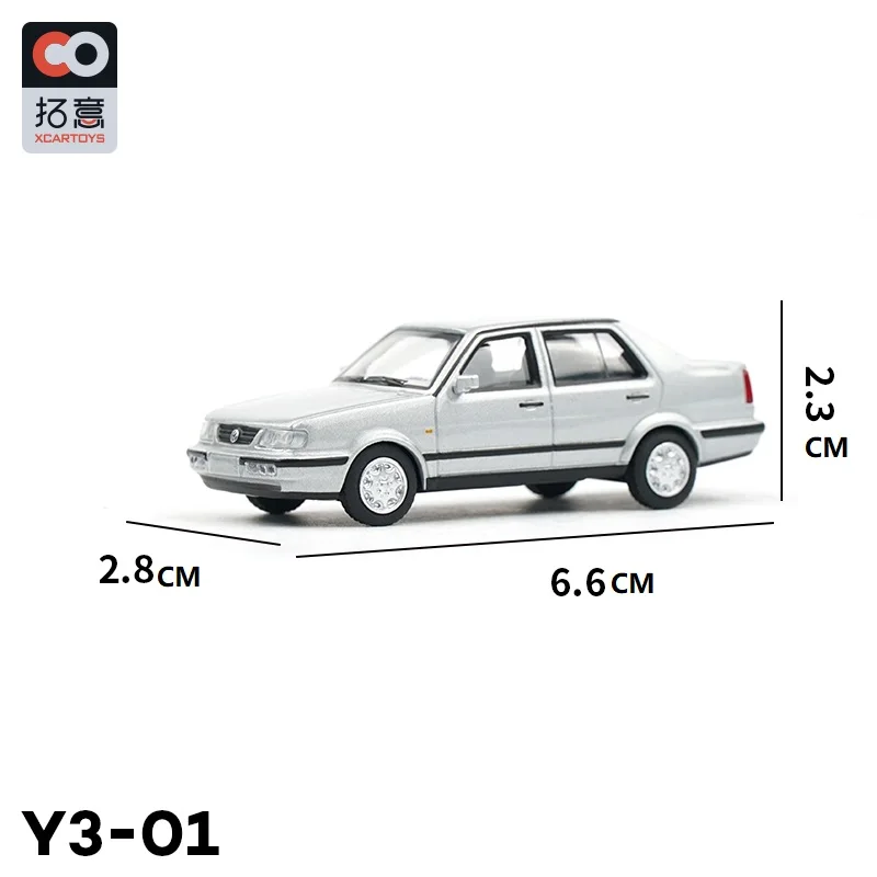 XCarToys 1:64 2003 VW Jetta CiX Серебряная модель автомобиля под давлением |