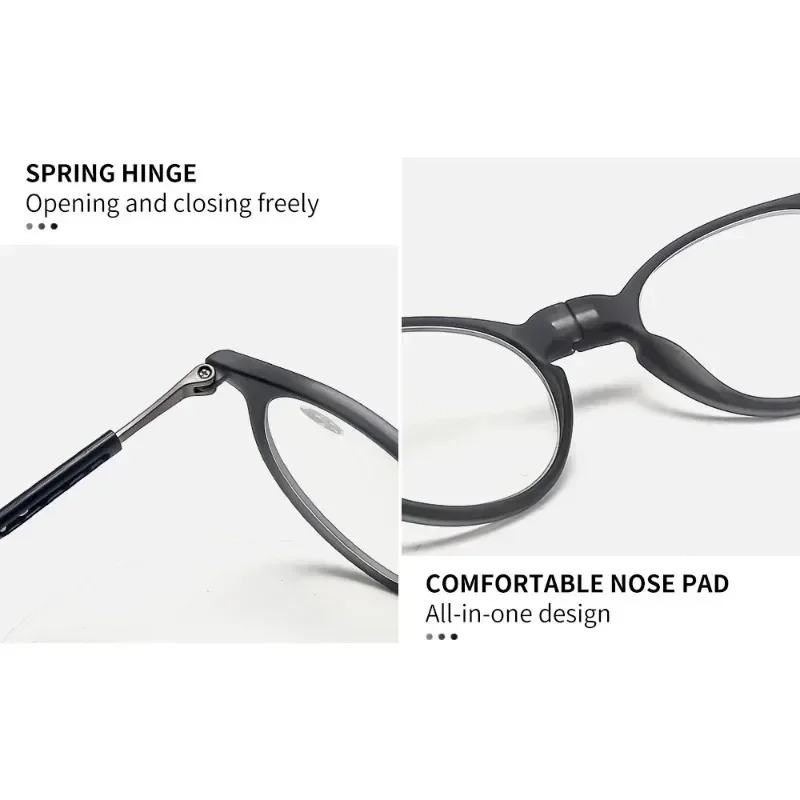 Очки для чтения TR90 с подвесной шеей мужские и женские защитой от синего света