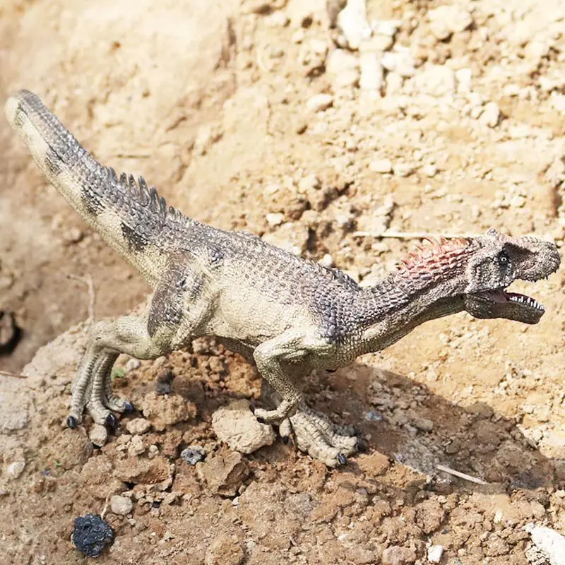 Новый узор 25 см животные Юрского периода динозавр аллозавр однотонная модель