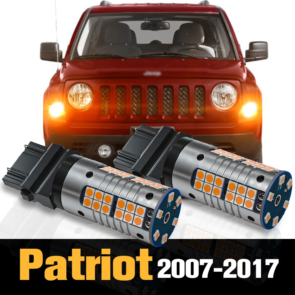

2pcs Canbus LED Turn Signal Light Lamp Accessories For Jeep Patriot MK 2007-2017 2008 2009 2010 2011 2012 2013 2014 2015 2016