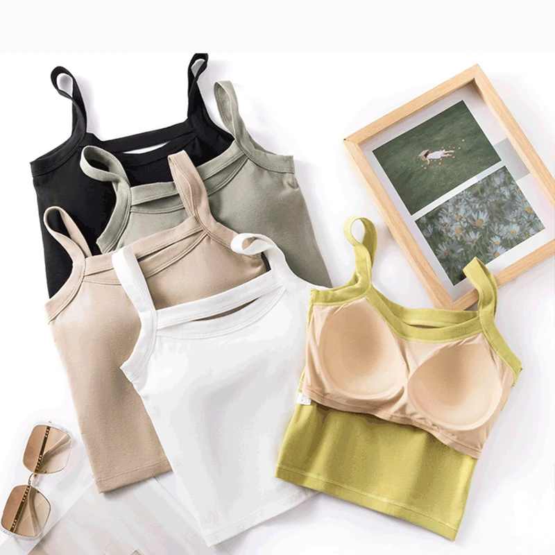 

Летний укороченный Топ для женщин, бесшовный цельный топ с подкладкой пуш-ап, однотонная женская кофта, корсет, Топ
