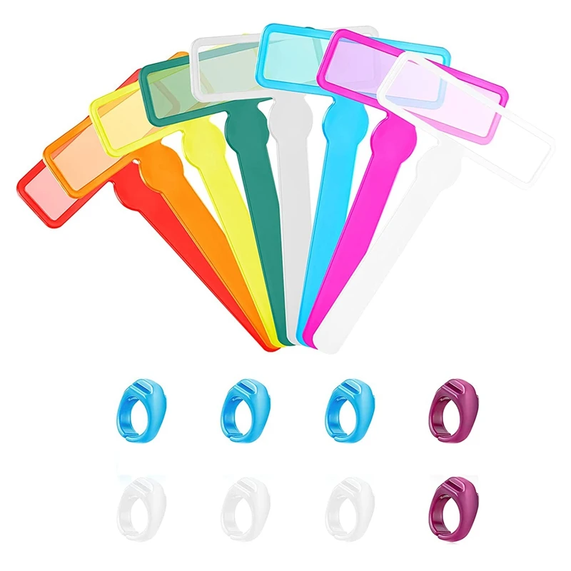 

20 Pieces Colorful Guided Reading Strips Finger Focus Highlighter Dyslexia Tools For Kids Reading Calm Strip