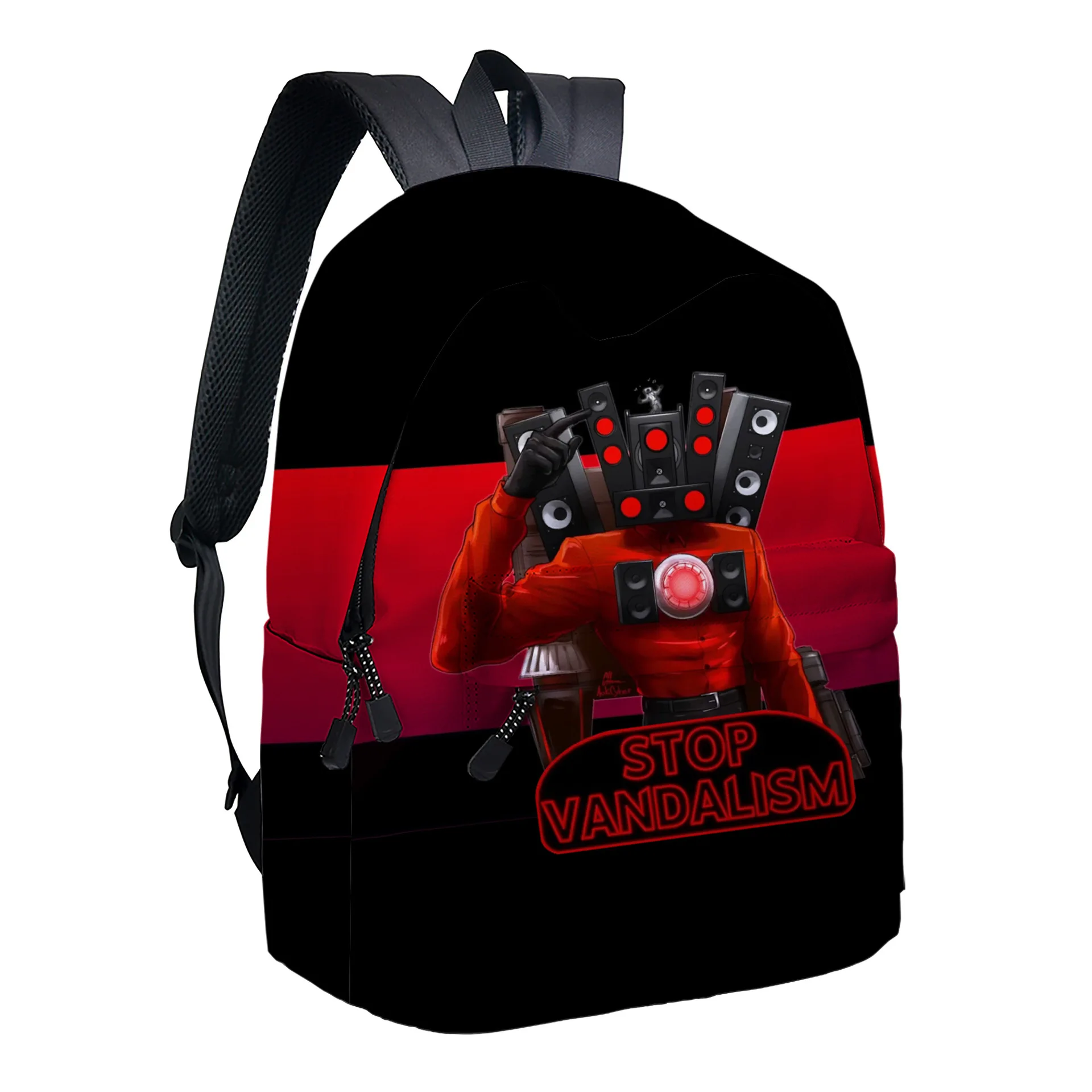 Туалет Skibidi для людей сумка начальной и средней школы Детский рюкзак