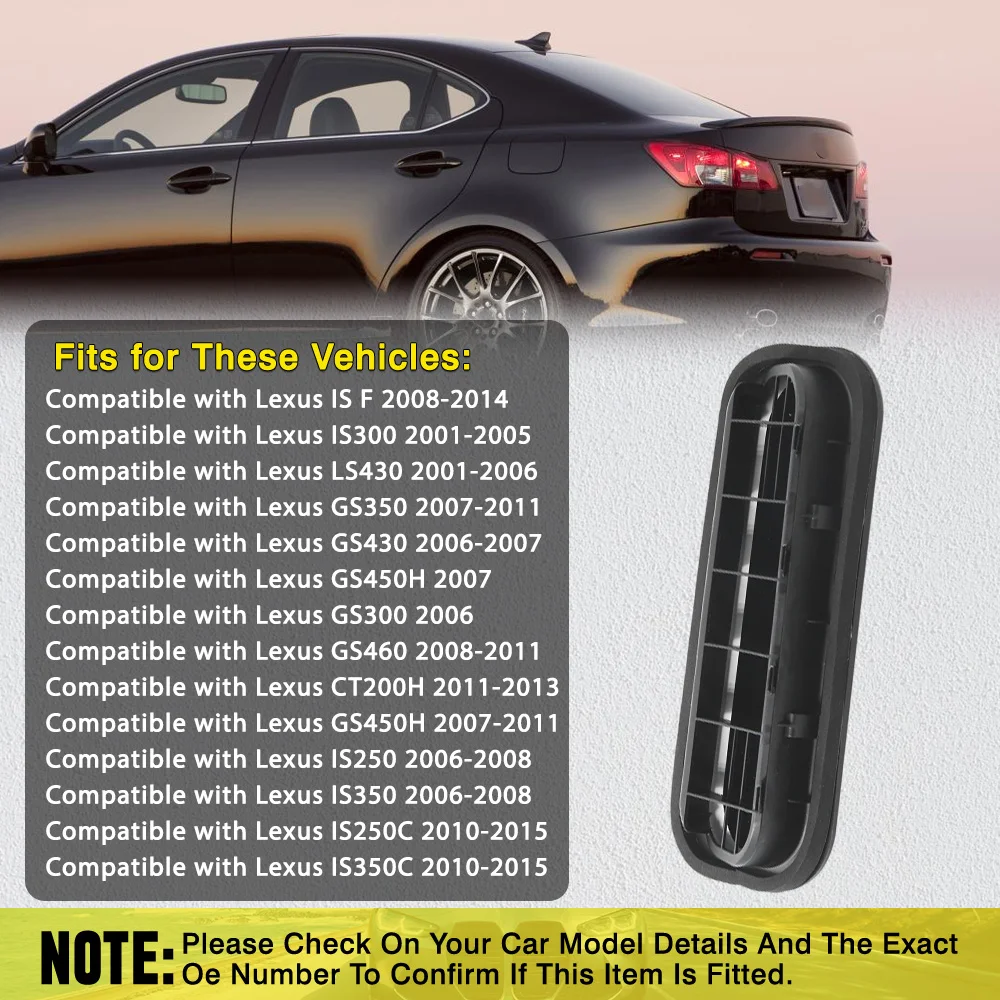 Фото Вентиляционный воздуховод для Lexus IS F IS300 LS430 GS350 GS430 GS450H GS300 GS460 CT200H GS450H IS250 IS350 №1