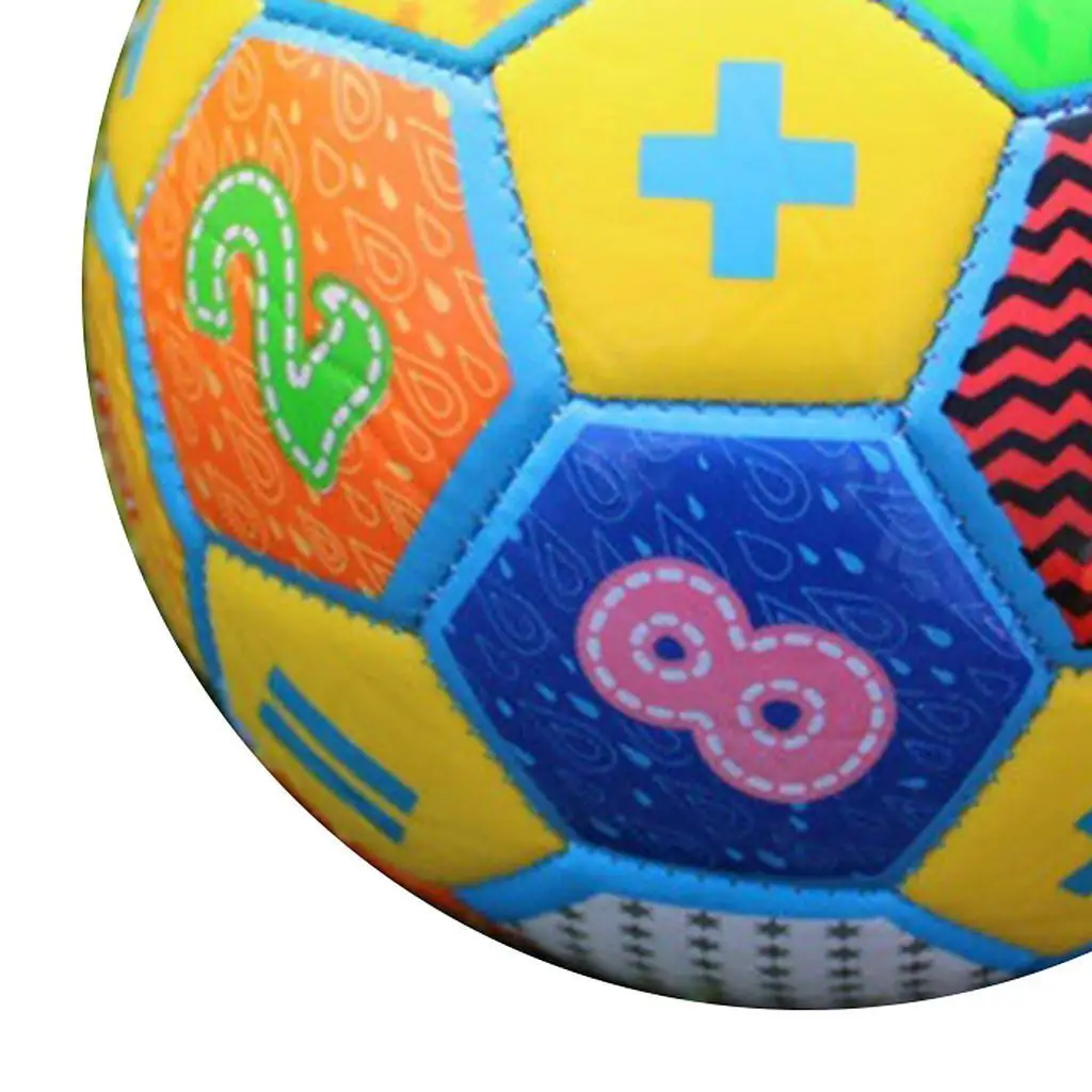 

Soccer Ball Children Soft Bouncy Colorful Foam Ball Recreation Play 6inch
