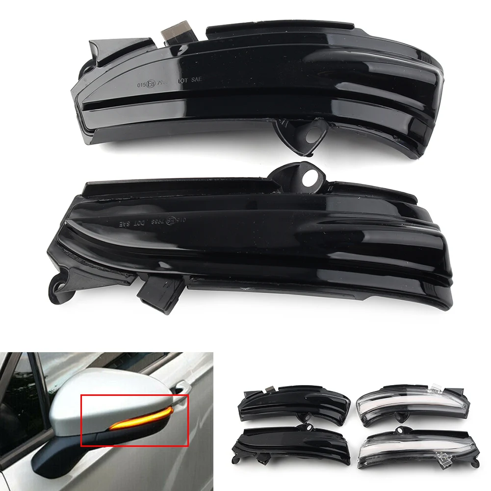 1 пара Автомобильные светодиодные индикаторы поворота для Ford Fusion &amp Mondeo 4