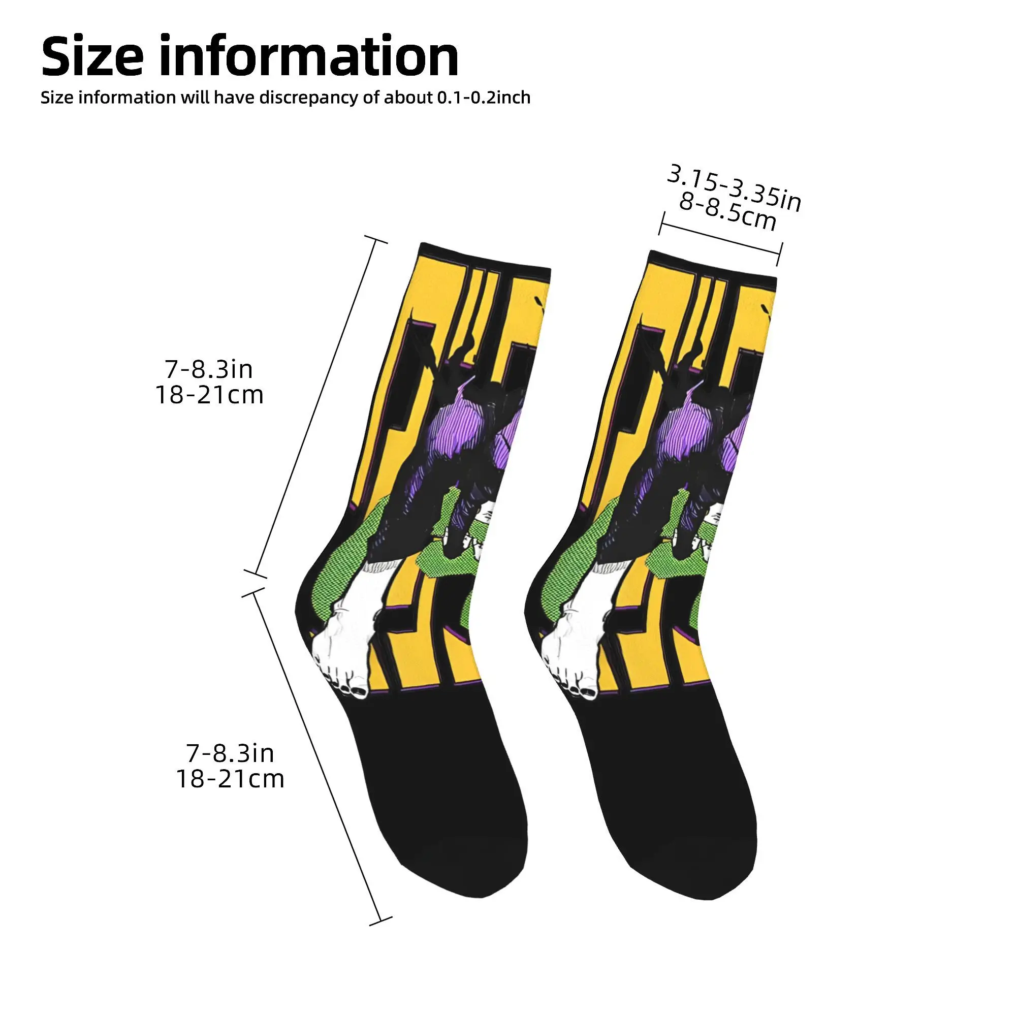 Мужские и женские носки Dandadan Anime OkarunTurbo Babny дышащие забавные Happy Crew маленькие