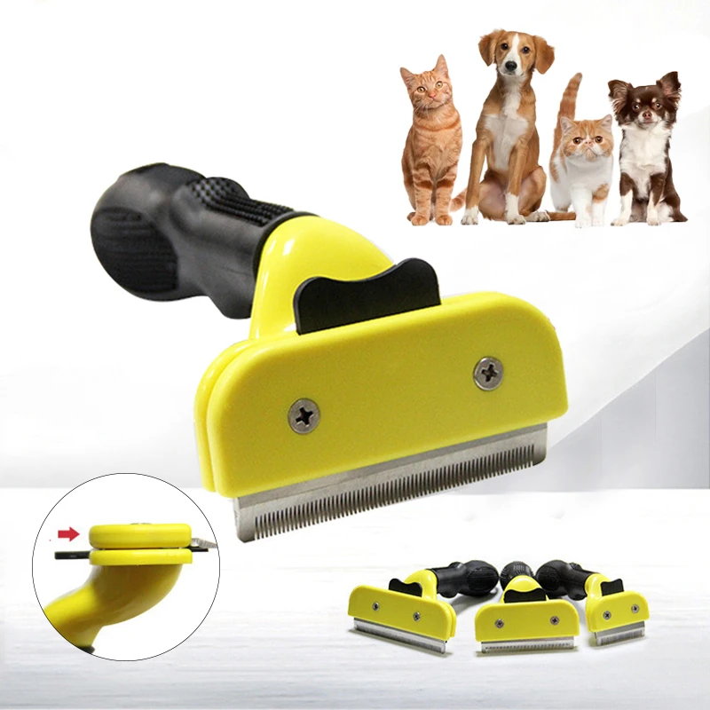 

Furmines Pet Hair Remover for Puppy Dog Hairs Brush Cat Grooming Comb Fur Removal Clipper Tools Animal Pets Supplies Peine