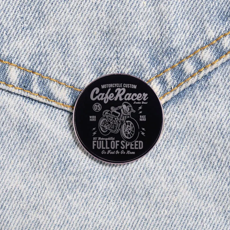 Булавка для мотоциклетного клуба Cafe Racer брошь на мотоцикл UK |