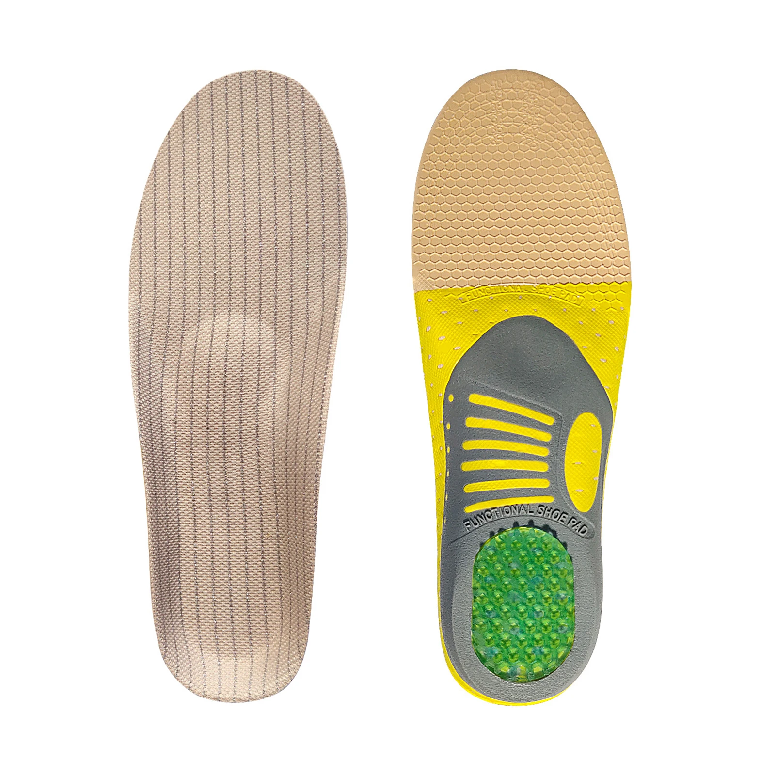 

Men Women Health For Shoes Outdoor Hiking Jogging Feet Care Shock Absorption EVA Orthopedic Insoles Flat Foot Plantar Fasciitis