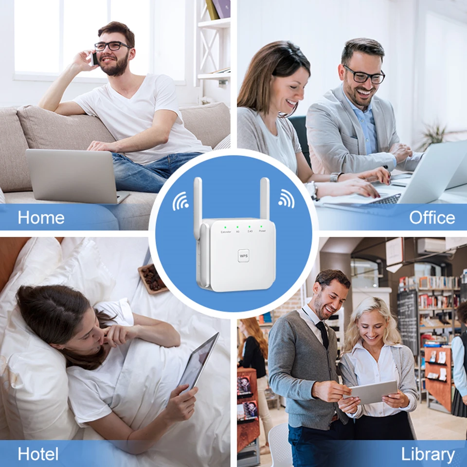 Ретранслятор Wi-fi 1200 Мбит/с 5 ГГц |