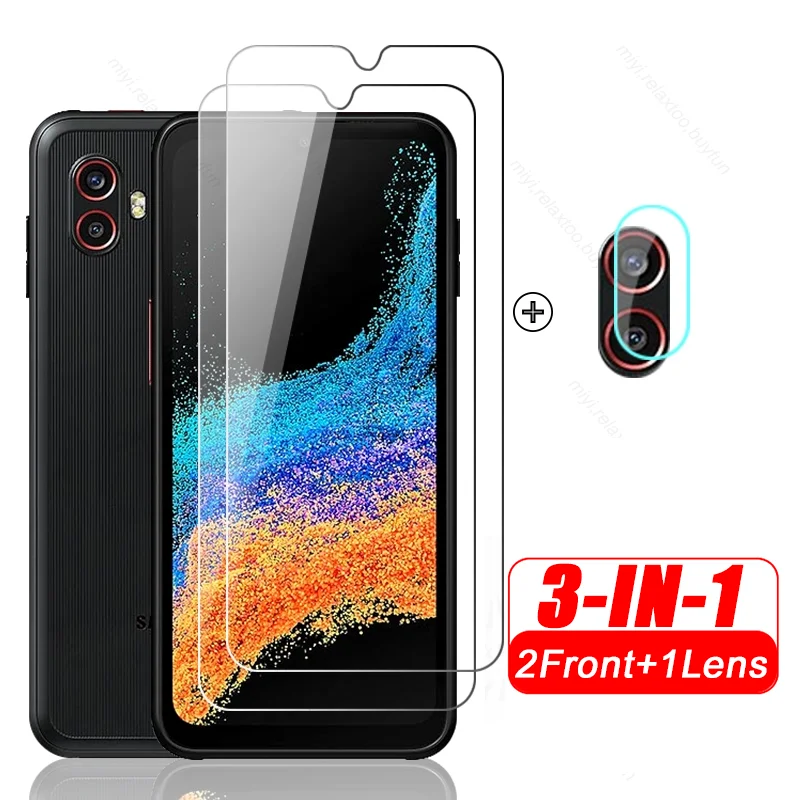 

Защитное стекло 3To1 для камеры Samsung Galaxy Xcover 6 Pro X Cover6pro Xcover6pro, Защитная пленка для экрана Sumsung X Cover 6 Pro