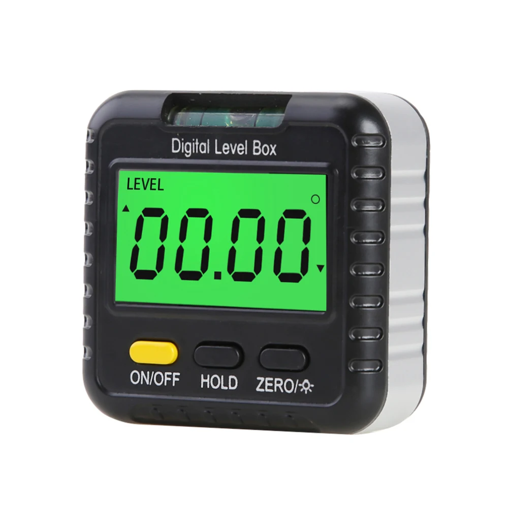 

1~5PCS 360 Degree Mini Digital Protractor Inclinometer Electronic Level Box Magnetic Base Measuring Tools Woodworking Level