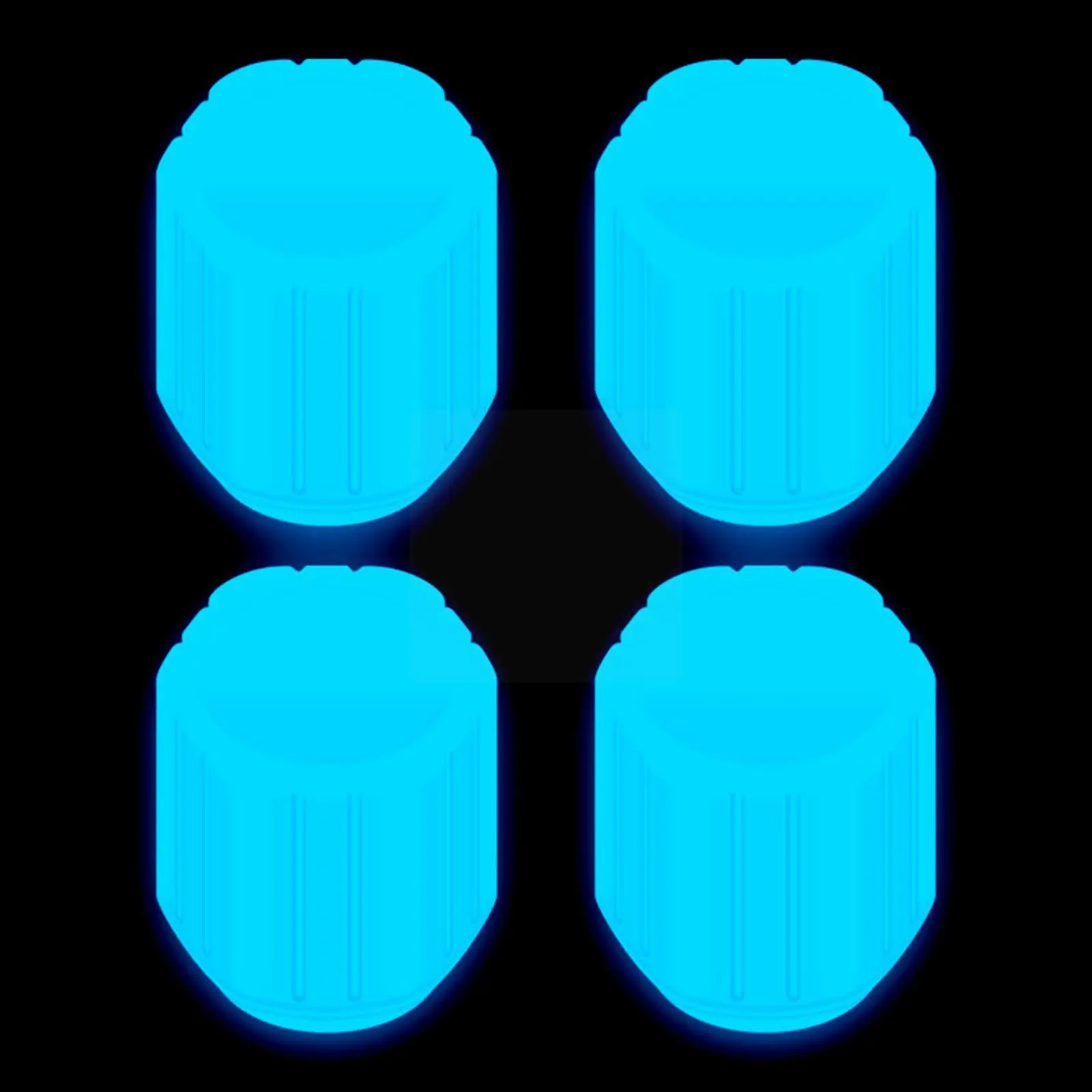 

Luminous Tire Valve Cap Car Wheel Hub Glowing Dust-proof Decorative Tyre Rim Stem Covers For Motorcycle Bike Universal P4M0